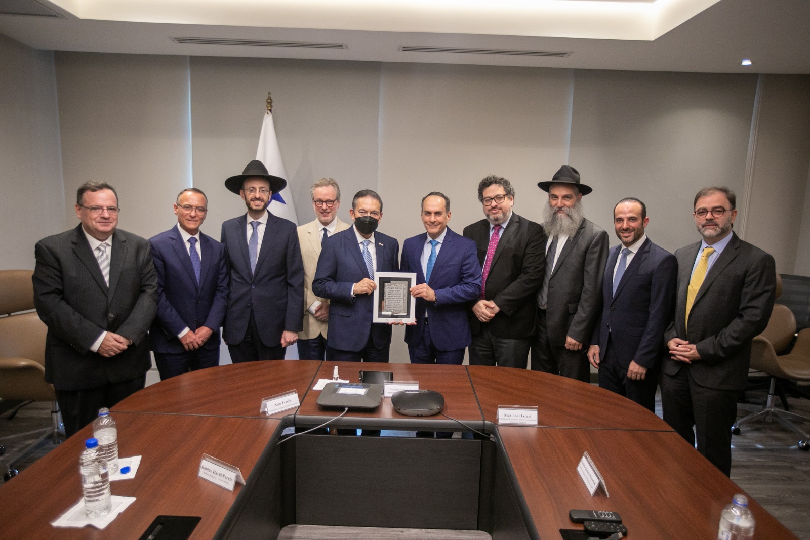 Nota de Prensa – Presidente Laurentino Cortizo se reúne con líderes de la Comunidad Judía de Panamá
